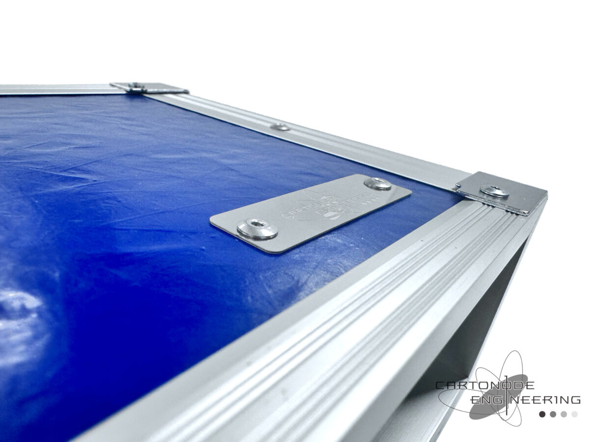 ハーフサイズ 1Uラック フライトケース 蓋なし デスクトップ用 オーダーハードケース FLIGHTCASE ユニットラックケース I/Oケース