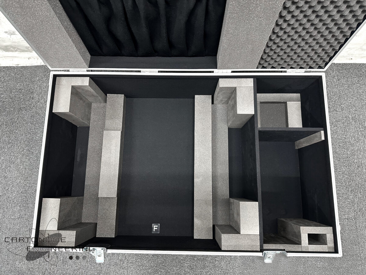 CAESSE エプソン EPSON EB-PU2213 プロジェクター + ELPLM15 レンズ 専用 フライトケース オーダーハードケース